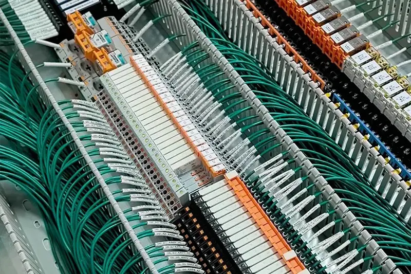 Calhas de cabos em PVC