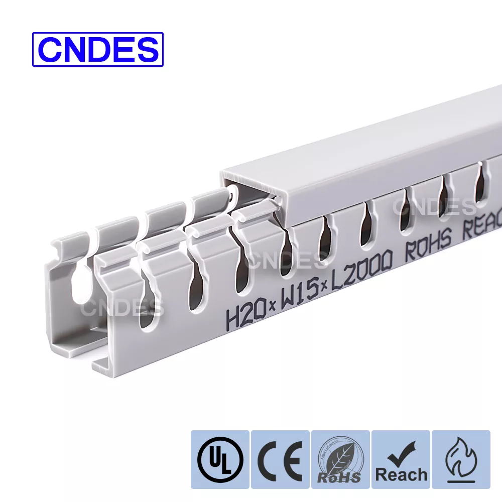 Duto de fio elétrico de PVC com fenda de 20 mm de altura